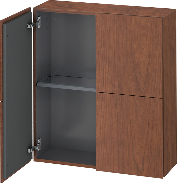 Duravit LC116701313 L-Cube Semi-Tall Cabinet American Walnut