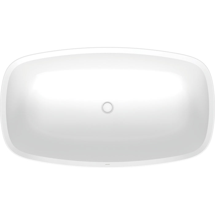 Duravit 700552000000090 Aurena x Oval Freestanding Bathtub