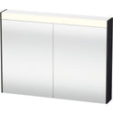Duravit BR7102016166000 Brioso Mirror Cabinet with Lighting Oak Black