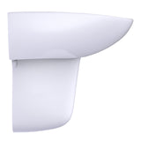 TOTO LHT242.8G#01 Prominence Oval Wall-Mount Bathroom Sink with Shroud for 8" Center Faucets, Cotton White