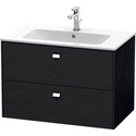 Duravit BR410201016 Brioso Wall-Mount Vanity Unit Oak Black