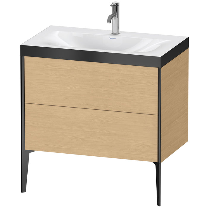 Duravit XV4710OB230P XViu C-Bonded Floorstanding Vanity Kit Natural Oak