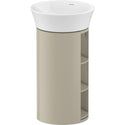 Duravit WT42390H2H2 White Tulip Floorstanding Vanity Unit Stone Gray