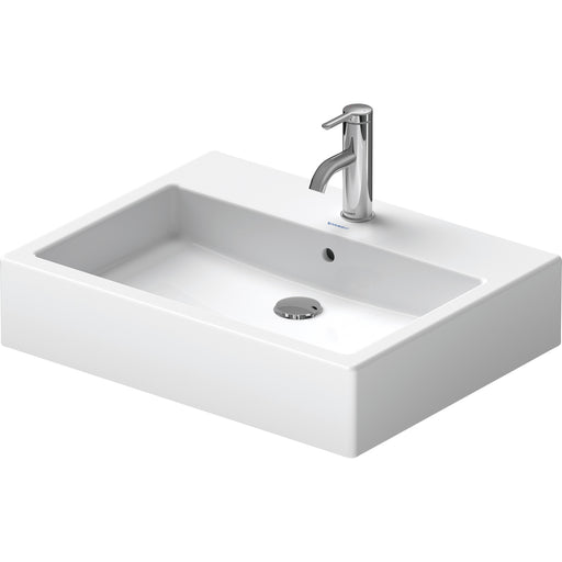 Duravit 0452600087 Vero 23 3/8" Rectangular Vessel Bathroom Sink