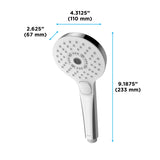 TOTO TBW01011U4#BN G Series 1.75 GPM Multifunction 4" Round Handshower in Brushed Nickel