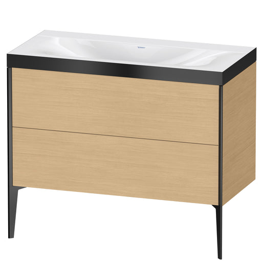 Duravit XV4711NB230P XViu C-Bonded Floorstanding Vanity Kit Natural Oak