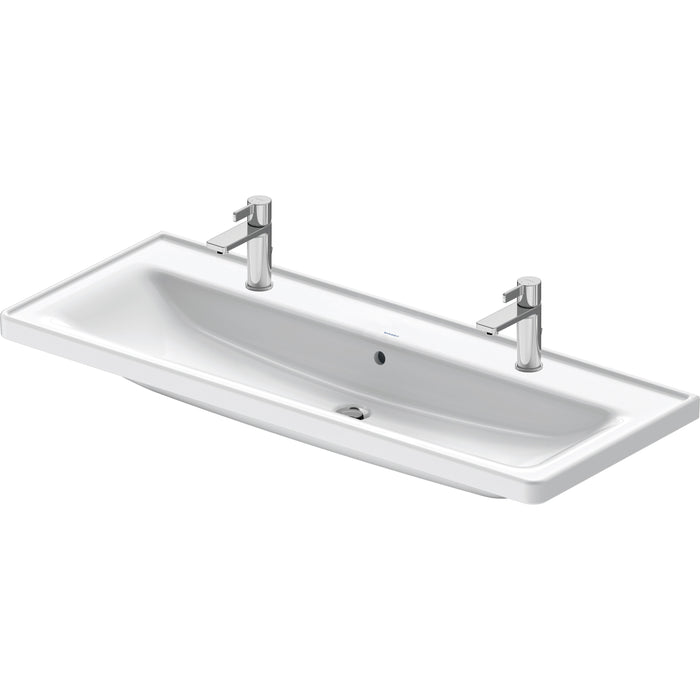 Duravit 23671200241 D-Neo Bathroom Sink Two Hole 47 1/2 in