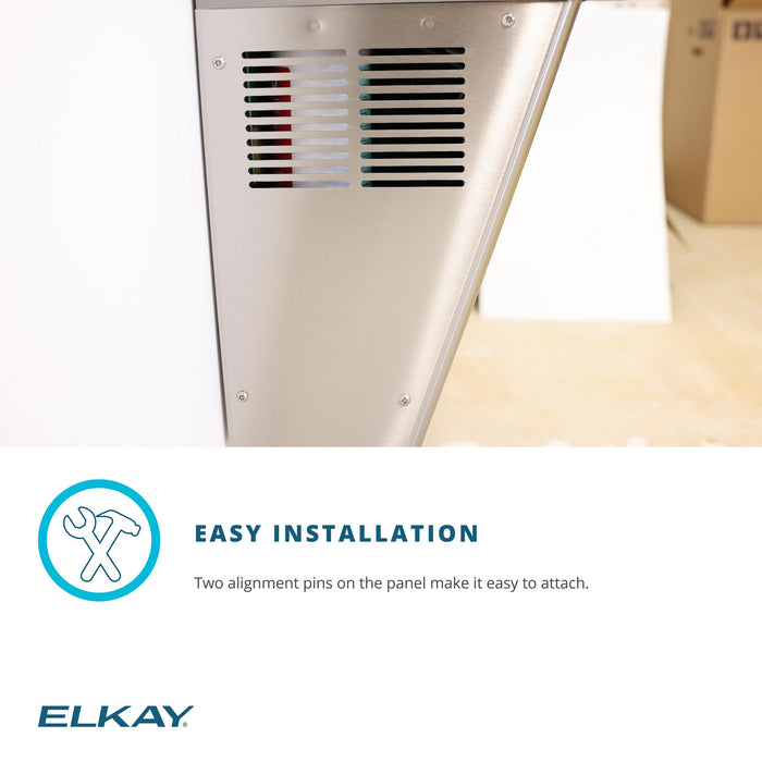 Elkay EZFMTLK Bi-Level Filter Mount Kit with Filter in Stainless Steel