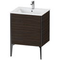 Duravit XV44810B269 XViu Floorstanding Vanity Unit Walnut Brushed