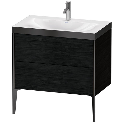 Duravit XV4710OB216P XViu C-Bonded Floorstanding Vanity Kit Oak Black