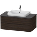 Duravit HP497106969 Happy D.2 Plus Wall-Mount Vanity Unit Walnut Brushed