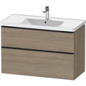 Duravit DE43560BD350000 D-Neo Wall-Mount Vanity Unit Oak Terra