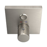 TOTO TBV02405U#BN Square Thermostatic Mixing Valve with One-Function Shower Trim, Brushed Nickel