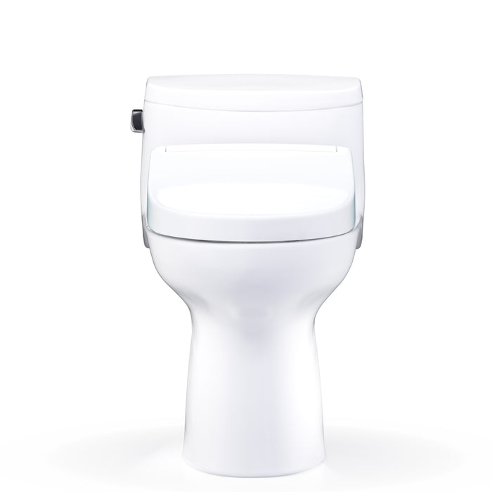 TOTO MW6343446CEFG#01 Supreme II One-Piece Elongated Universal Height Toilet with Washlet+ S5 Bidet Seat