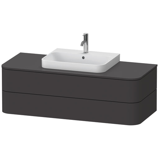 Duravit HP497208080 Happy D.2 Plus Wall-Mount Vanity Unit Graphite