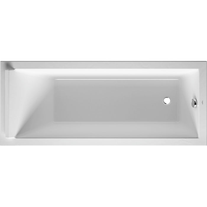 Duravit 700334000000090 Starck Drop-in Bathtub with Reversible Drain