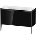 Duravit XV4712NB240P XViu C-Bonded Floorstanding Vanity Kit Black