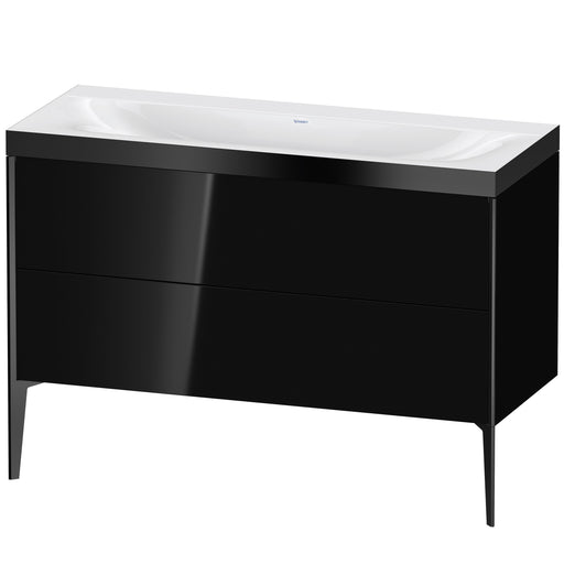 Duravit XV4712NB240P XViu C-Bonded Floorstanding Vanity Kit Black