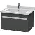 Duravit KT666304949 Ketho Wall-Mount Vanity Unit Graphite