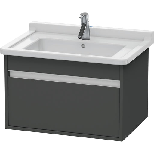 Duravit KT666304949 Ketho Wall-Mount Vanity Unit Graphite