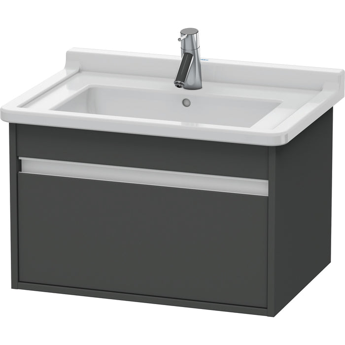 Duravit KT666304949 Ketho Wall-Mount Vanity Unit Graphite