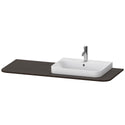 Duravit HP031KR6969 Happy D.2 Plus Console with Sink Cut-Out Walnut Brushed