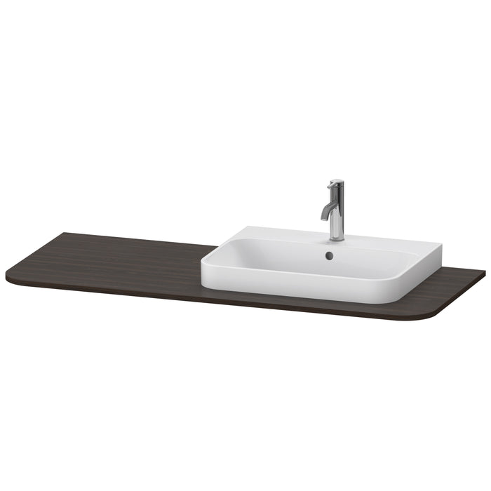 Duravit HP031KR6969 Happy D.2 Plus Console with Sink Cut-Out Walnut Brushed