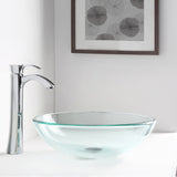 ANZZI LS-AZ087 Etude Series Vessel Sink in Lustrous Clear