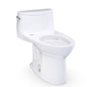 TOTO UltraMax Low Profile One-Piece Elongated 1.28 GPF WASHLET+ Ready Universal Height Toilet with CEFIONTECT, Cotton White - CST618CEFGT40#01