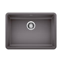 Blanco 442539 Precis SILGRANIT 25" ADA Single Bowl Undermount Kitchen Sink - Cinder