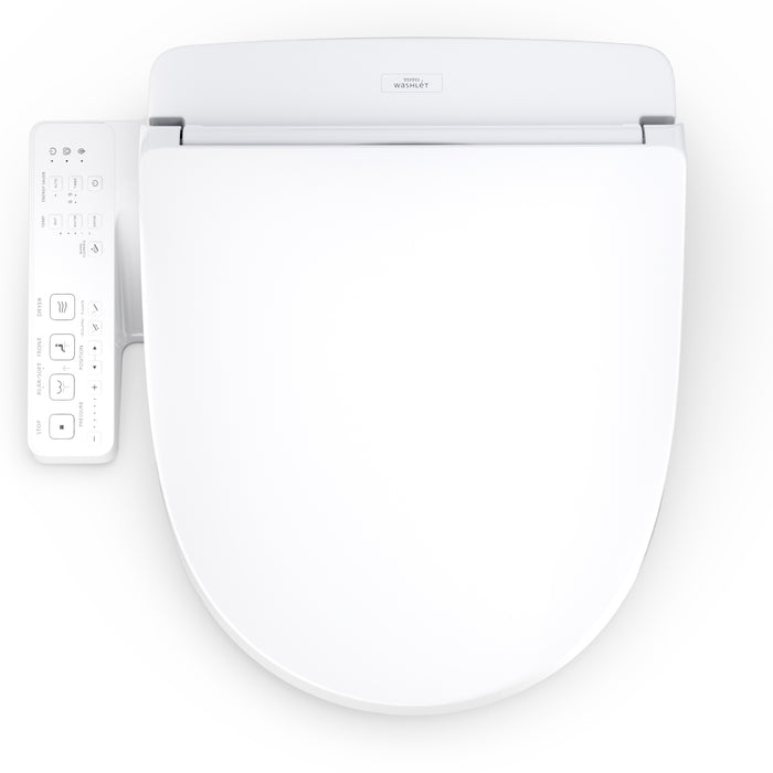TOTO SW2325#01 WASHLET S1 Bidet Toilet Seat with Instant Water Heating, Round, Cotton White