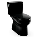 TOTO Glaston Two-Piece Elongated 1.28 GPF WASHLET+ and Auto Flush Ready Universal Height Toilet with SS124 SoftClose Seat, Ebony - MS472124CEF#51