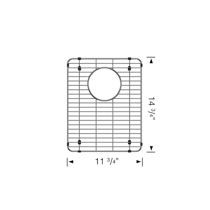 Blanco 237145 Stainless Steel Sink Grid for Formera 60/40 Sink - Small Bowl
