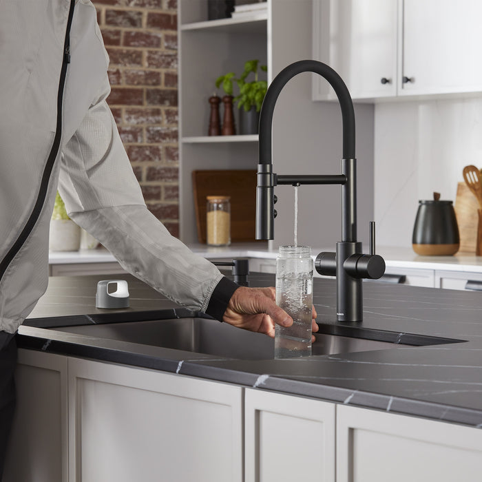 Blanco 442992 Catris Flexo Filter-Ready Semi-Pro Pull-Down Dual-Spray Kitchen Faucet - Matte Black