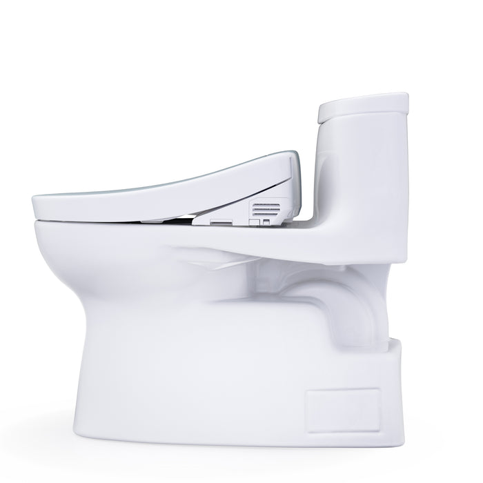 TOTO MW6443346CEFG#01 Carolina II One-Piece Elongated Universal Height Toilet with Washlet+ S2 Bidet Seat