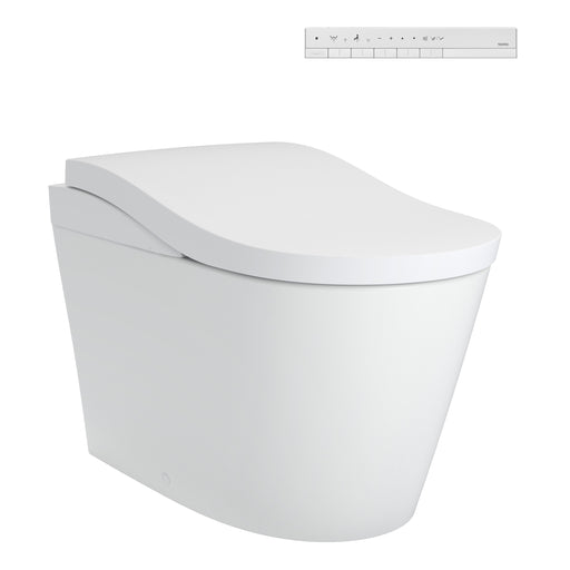 TOTO NEOREST LS Dual Flush 1.0 or 0.8 GF Integrated Bidet Toilet, Matte White - MS8732CUMFG#MW