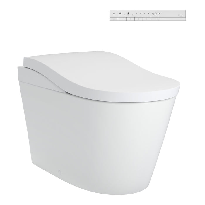 TOTO NEOREST LS Dual Flush 1.0 or 0.8 GF Integrated Bidet Toilet, Matte White - MS8732CUMFG#MW