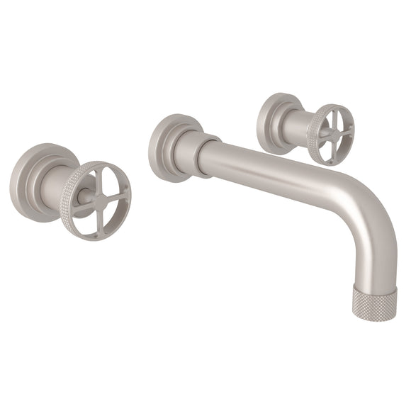 House of Rohl A3307IWSTNTO-2 Campo Wall Mount Widespread Bathroom Faucet