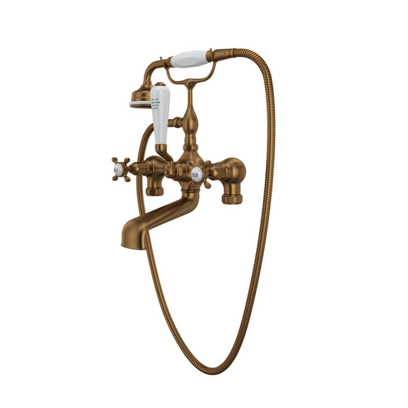 Rohl U.3541X-EB Perrin and Rowe Exposed Tub Filler with Handshower