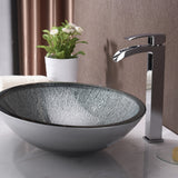 ANZZI LS-AZ035 Onyx Series Vessel Sink in Black