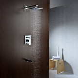 ANZZI SH-AZ037 Mezzo Series 1-Handle 1-Spray Tub and Shower Faucet in Polished Chrome