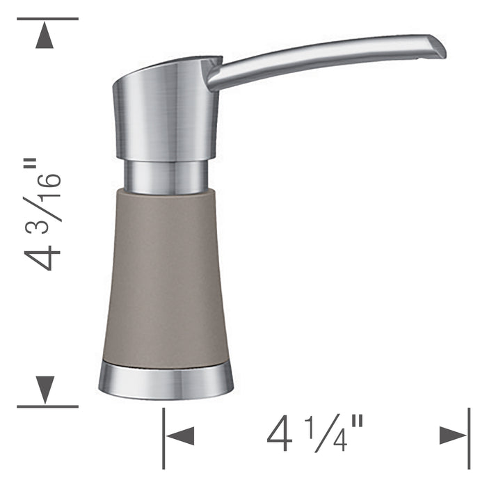 Blanco 442053 Artona Soap Dispenser - PVD Steel/Truffle