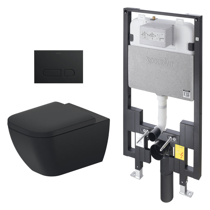 Duravit WD7022007090 Happy D.2 Wall Mounted Toilet White