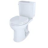 TOTO CST453CUFG#11 Drake II 1G Two-Piece Round 1.0 GPF Toilet in Colonial White