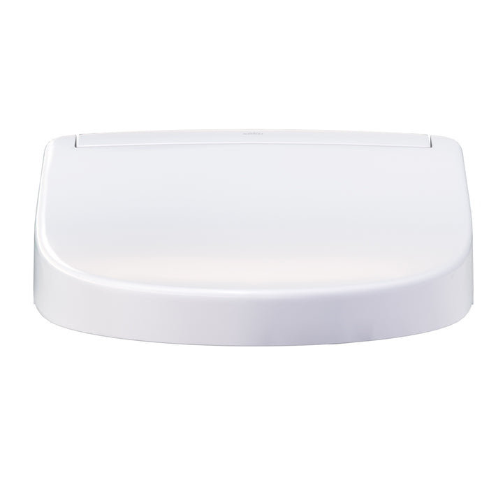 TOTO SW3446#01 Washlet S5 Electronic Bidet Toilet Seat with Water Heating, Elongated, Cotton White