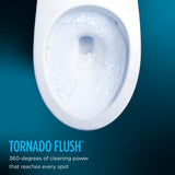 TOTO MW4424736CEFGA#01 WASHLET+ Nexus Two-Piece Toilet with Auto Flush S7A Bidet Seat