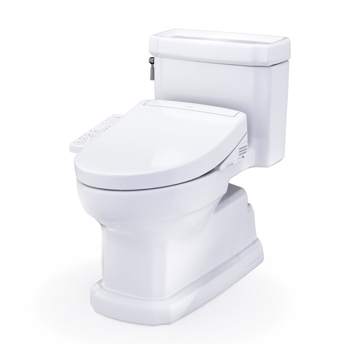 TOTO MW9743346CEFG#01 Washlet+ Eco Guinevere Elongated Universal Height Toilet with S2 Bidet Seat