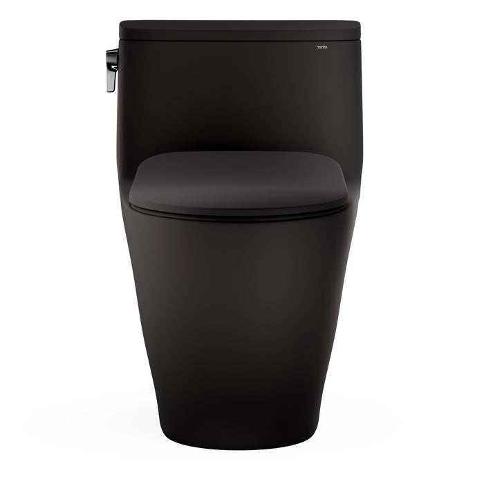 TOTO MS642234CEFG#MBL Nexus One-Piece Elongated Toilet with a Slim SoftClose Seat, Matte Black