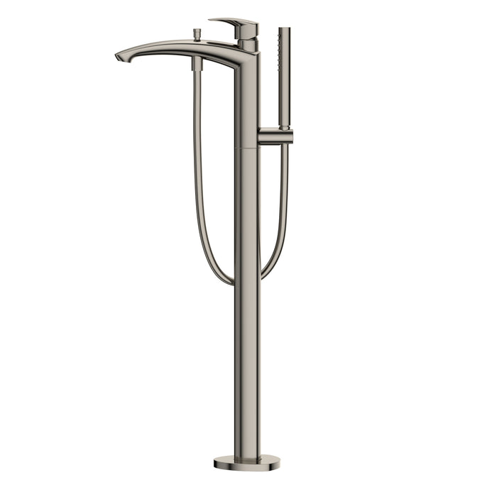 TOTO TBG09306U#PN GM Single-Handle Free Standing Tub Filler with Handshower, Polished Nickel
