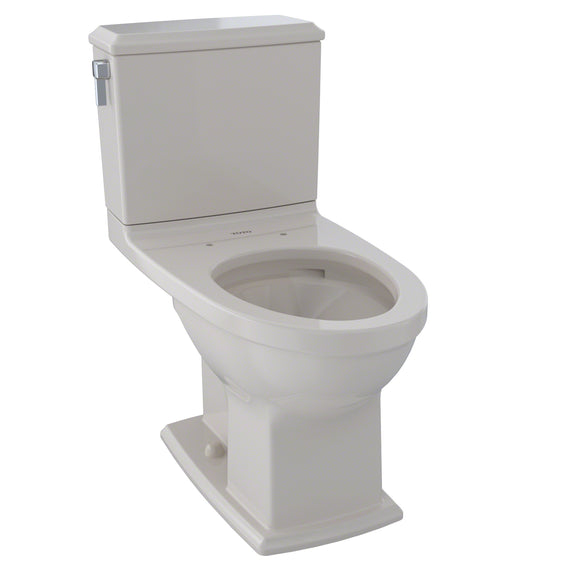 TOTO Connelly Two-Piece Elongated Dual-Max, Dual Flush 1.28 and 0.9 GPF Universal Height Toilet with CEFIONTECT, Sedona Beige - CST494CEMFG#12